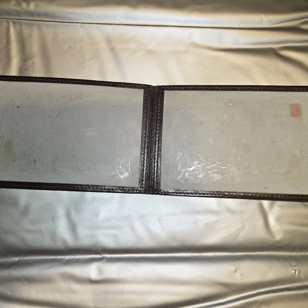 Louis Vuitton Leather ID Holder (Dark Brown)